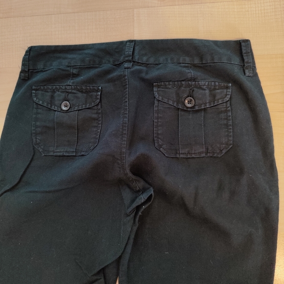 Old Navy Black Linen/Cotton pants Size 10 - Picture 8 of 8